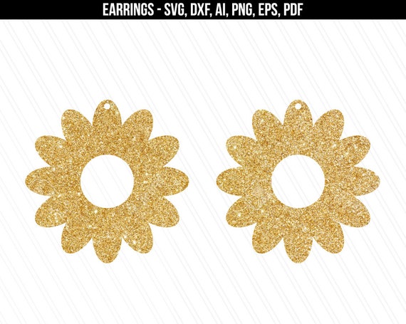 Free Free 166 Flower Leather Earrings Svg SVG PNG EPS DXF File