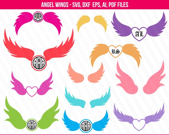 Download Angel wings svg Fairy Wings Clipart Bird Wings SVG Wings ...