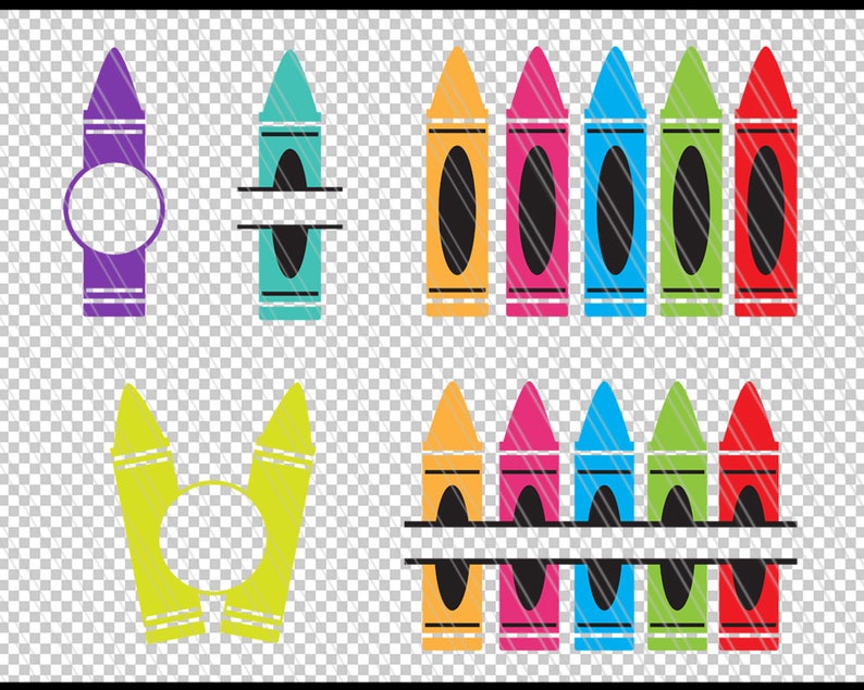 Download Crayons svg School svg Teacher svg Back to school Crayon | Etsy