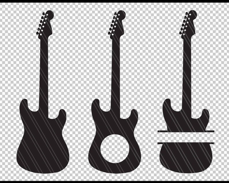 Download Guitar SVG Guitar monogram svg Guitar silhouette clipart ...