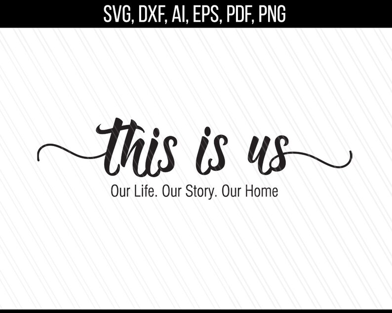 Download This is us svg Svg for wood signs Family svg Home decor | Etsy