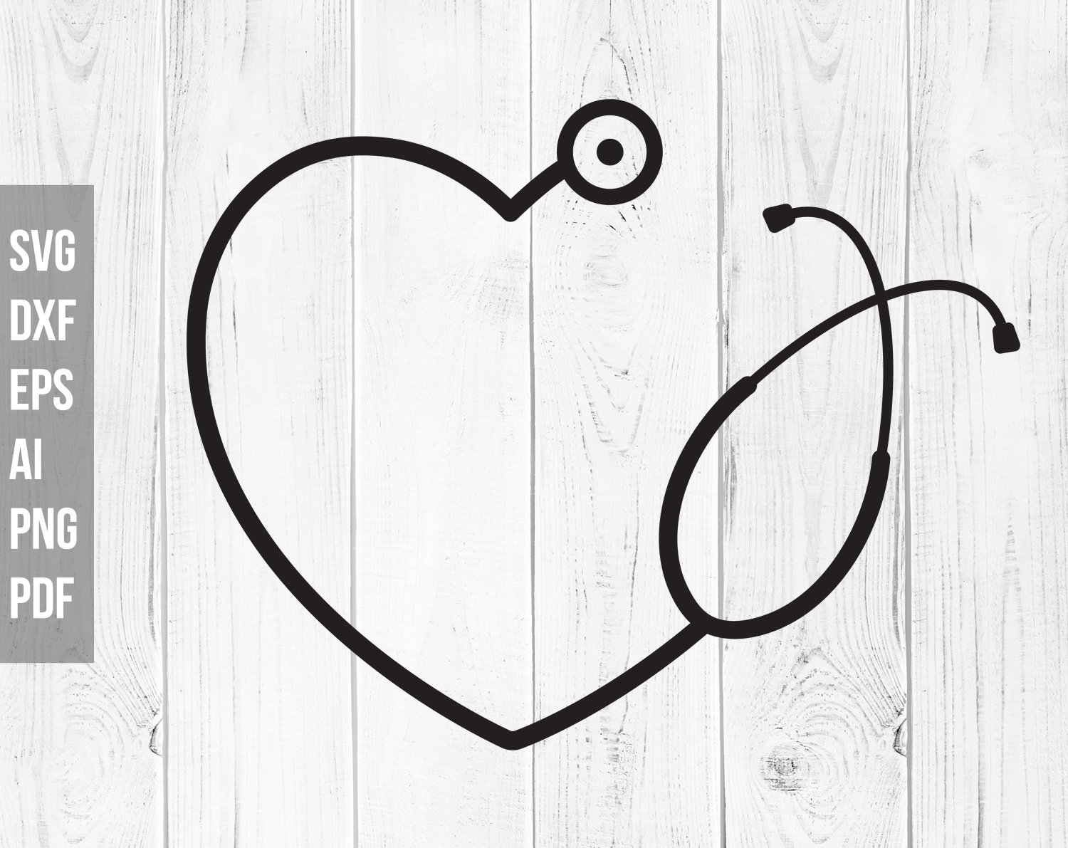 Download Stethoscope Svg Stethoscope Heart Svg Heart Monogram Etsy