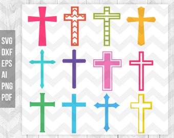 Cross SVG, Cross clipart, Dxf, Cross vectors, Christian cross Svg,Zeefdruk,Cross Silhouette, Svg,dxf,EPS,AI, pdf,png-Digital download