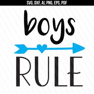 Jongens heersen SVG, Baby boy svg dxf cut files, Vinyl, Cricut, Silhouette, Boys tshirt, Boys svg, Nursery art- svg,dxf,eps,png,pdf,ai