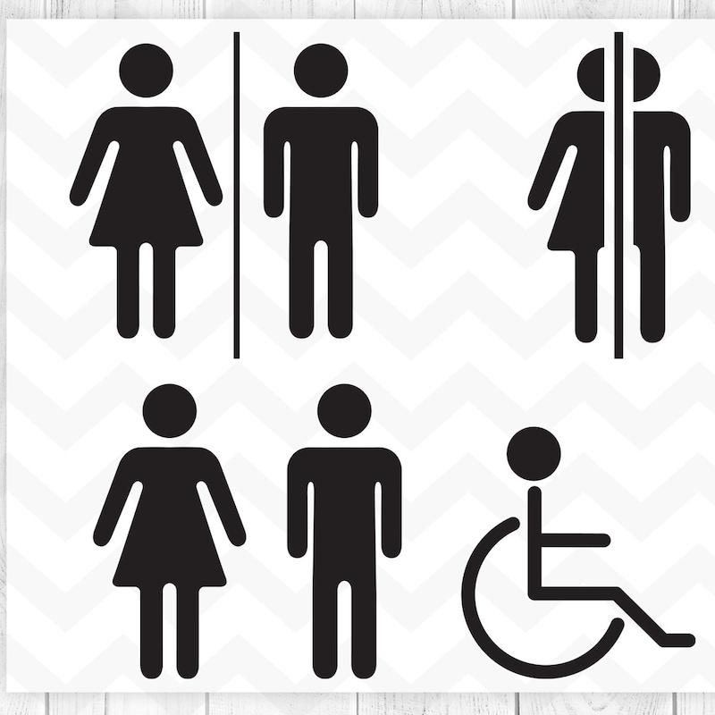 Bathroom Toilet Stickers - Etsy