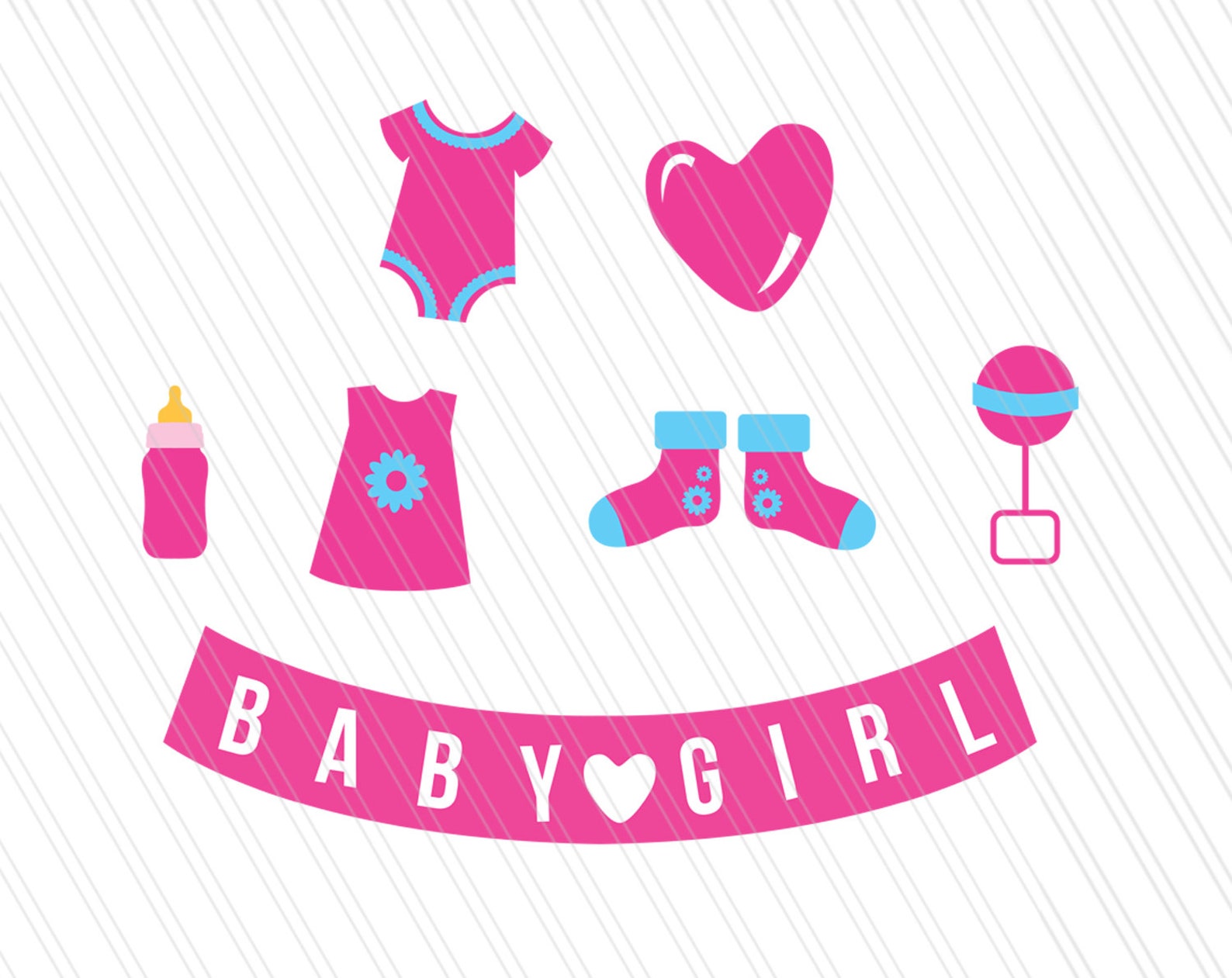 Download Baby shower svg baby girl shower cliparts Cricut ...