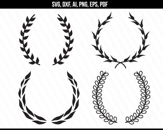 Download Laurel Svg Leaf Wreath Svg Laurel Wreath Svg Laurel Leaf Etsy