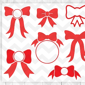 Bow svg | Bow monogram svg | Bow monogram | bow svg dxf | cricut silhouette | Instant digital download - eps,dxf,ai,svg,pdf,png