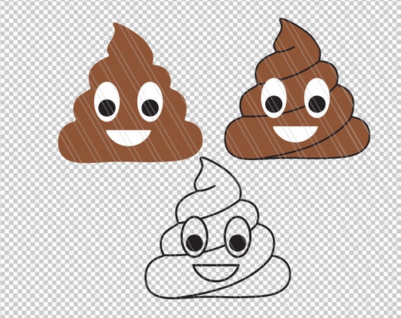 Poop Emoji Svg, Emoji Svg, Poop Svg, Funny Toilet Svg, Cricut Silhouette  Cut Files, Vector, Screen Printing Svg,dxf,eps,ai,png,pdf Digital - Etsy