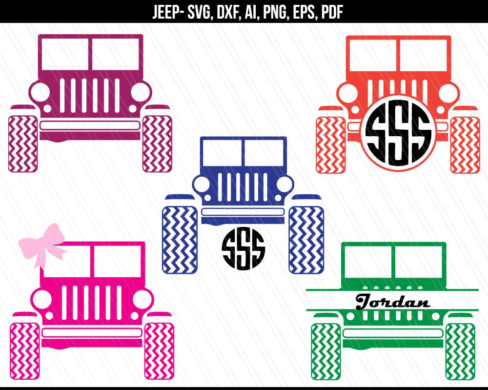 Download Jeep SVG Jeep with bow svg Jeep silhouette clipart Jeep | Etsy