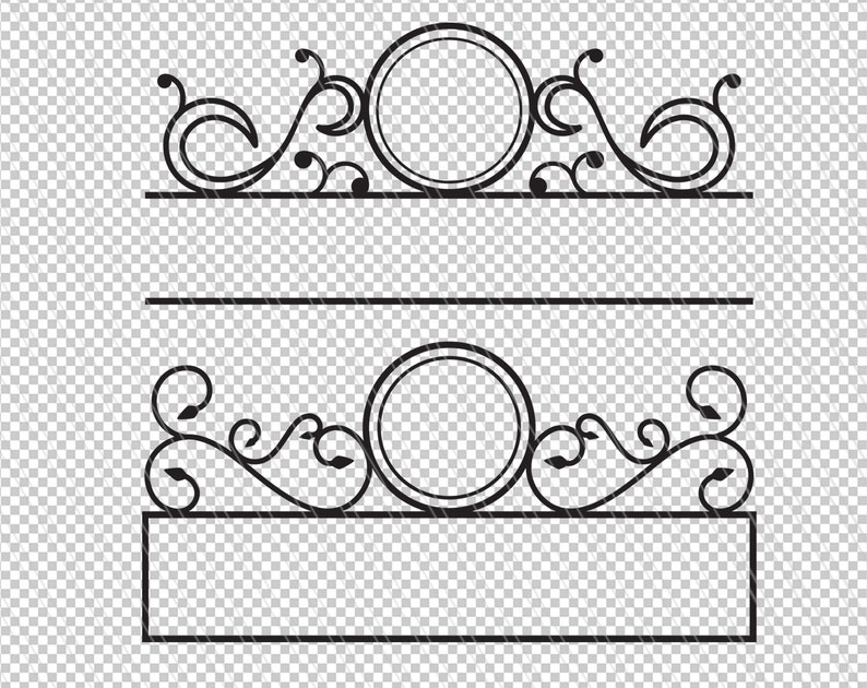 Mailbox Decal Svg Mailbox Svg Monogram Frame Svg Mailbox - Etsy