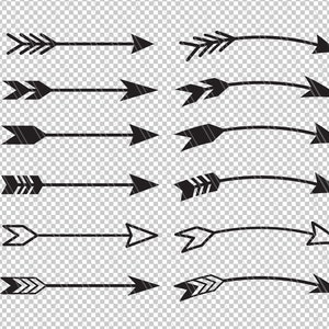 Arrow svg, Arrow clipart, Arrow vector, Arrow design clip art, Cutting files, Arrows bundle, cricut silhouette svg,dxf,eps,ai,png,pdf image 2
