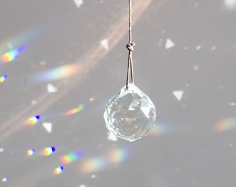 Suncatcher Crystal Ball Glass for Windows - Crystal Mobile - Sparkling Rainbow