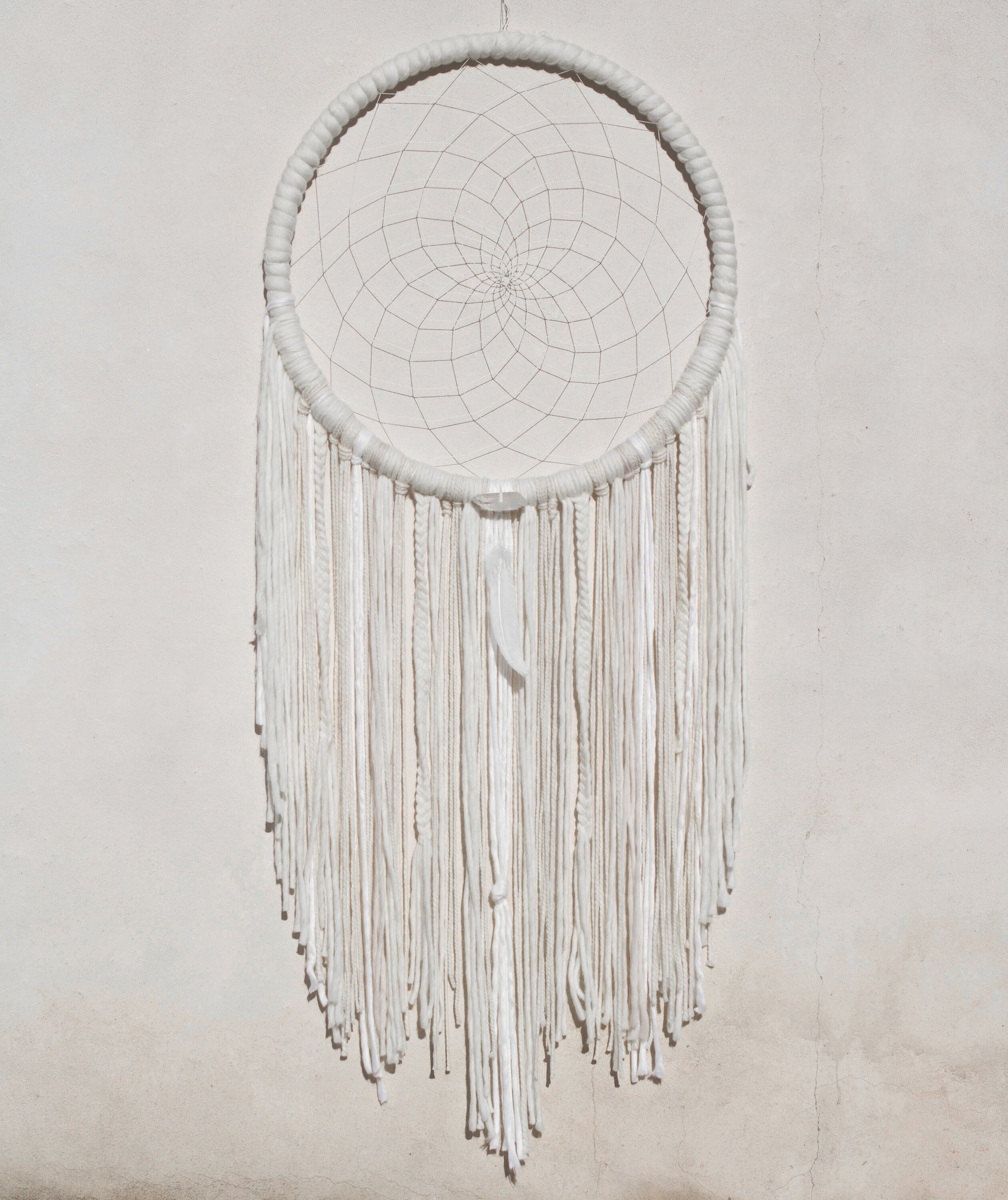 White Boho Giant Dream Catcher Huge Dream Catcher Wall Etsy — free download