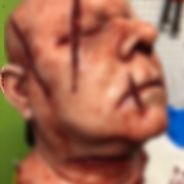 Silicone severed head