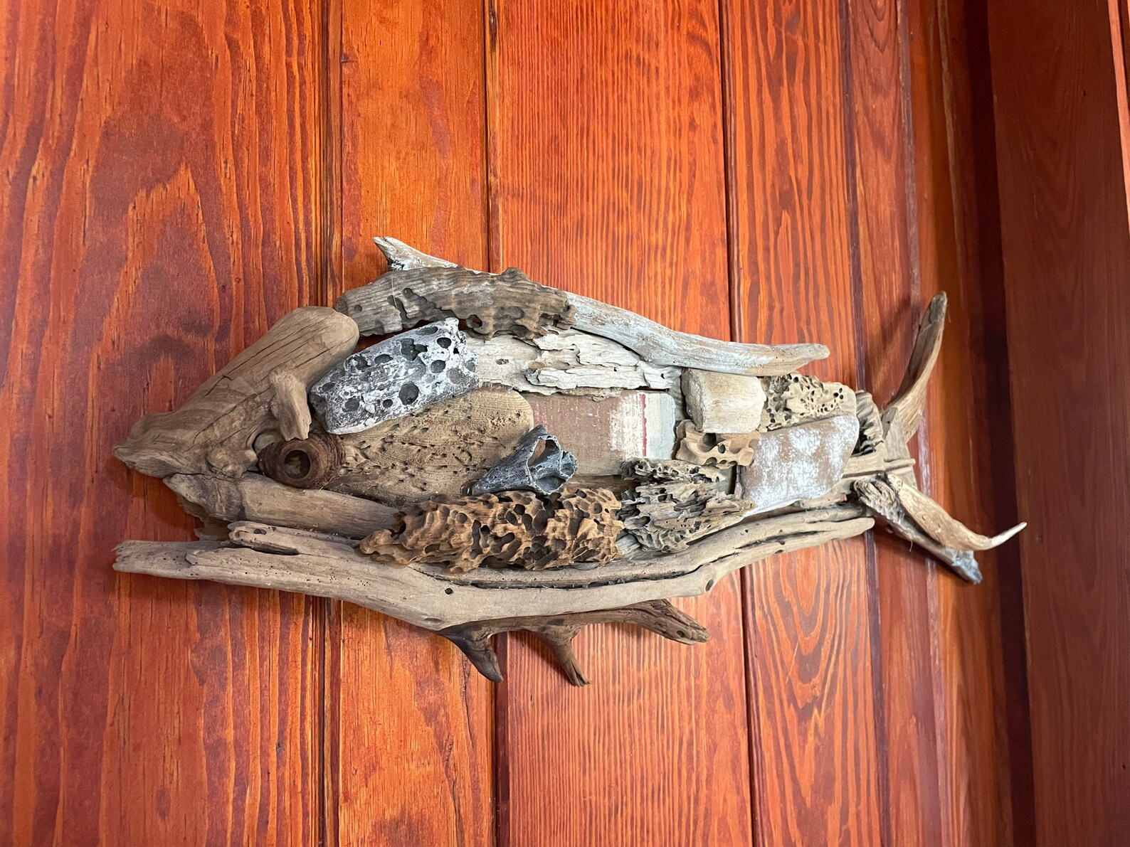 Driftwood Fish . Driftwood Fish Wall Art Etsy