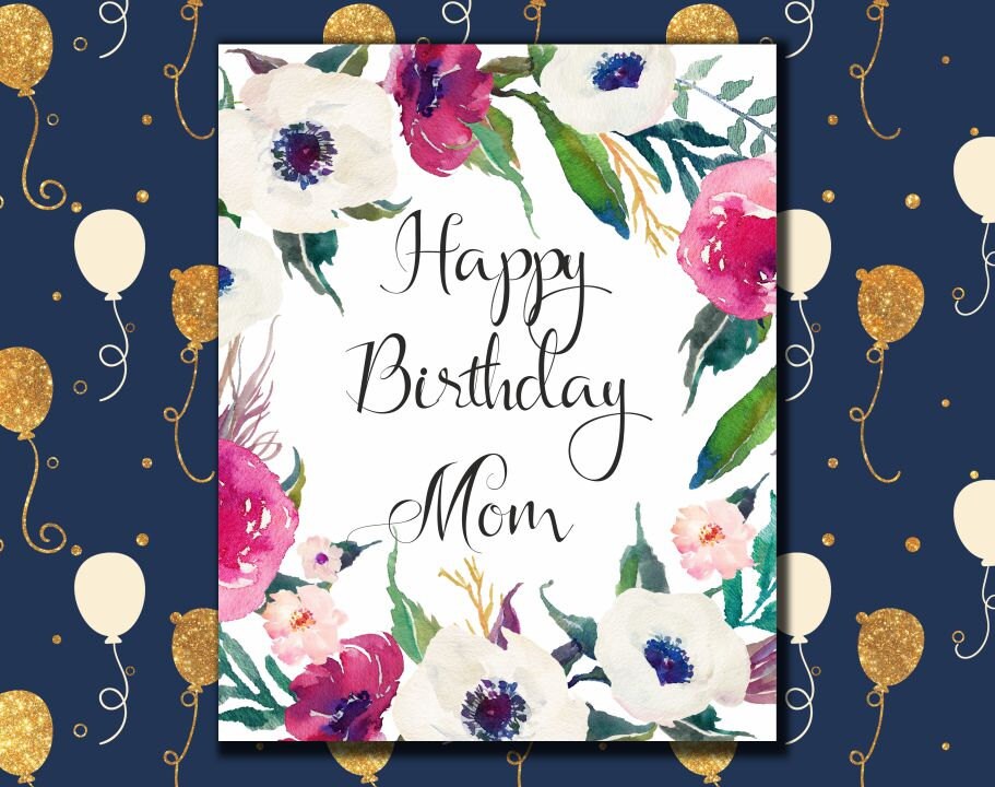 Printable Birthday Cards For Mom Printable Word Searches