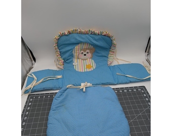 Teddy Beddy Bear Highchair Cover Lot Morgan 1982