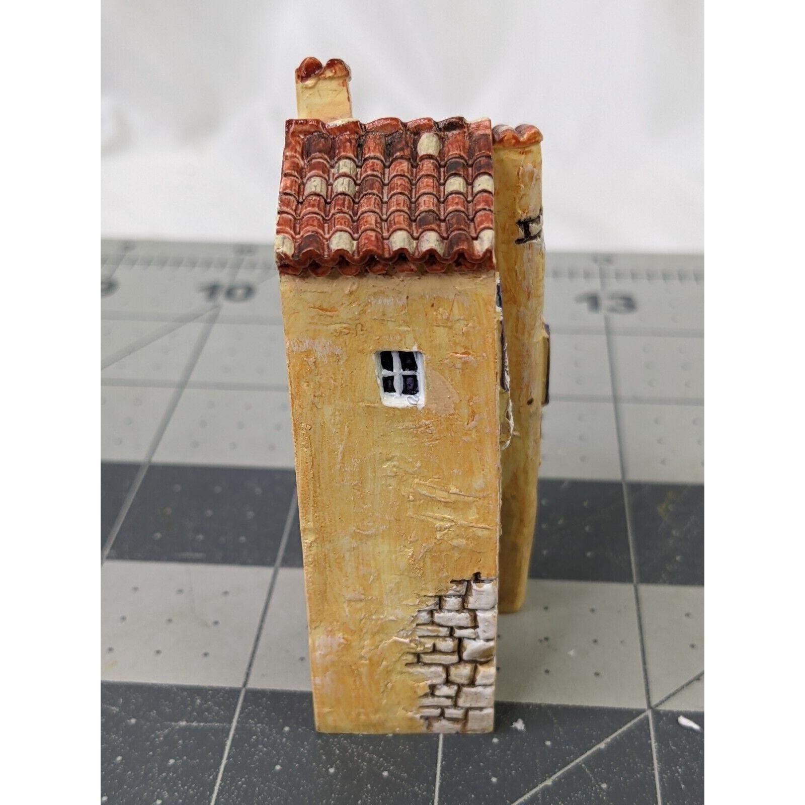 J Carlton Dominique Gault Hand Painted Miniature Maison Au Porche