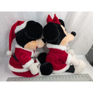Lote de peluches de Mickey y Minnie Mouse de Disney para Navidad, de 58 cm (23 pulgadas) imagen 13