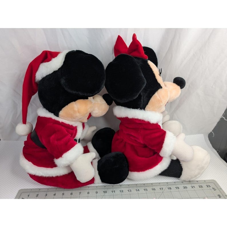 Lote de peluches de Mickey y Minnie Mouse de Disney para Navidad, de 58 cm (23 pulgadas) imagen 13