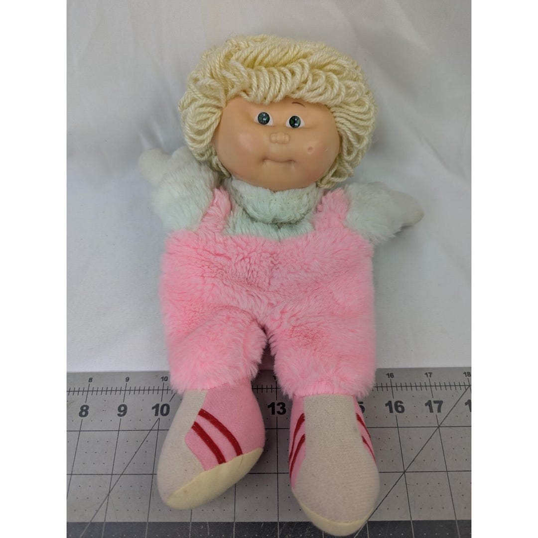 Cabbage Patch Yarn Hair Doll Hand Puppet Vinyl Head 13 Inch - Etsy