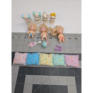 Tyco Quints Baby Doll Dog Cat Accessories Lot 1991