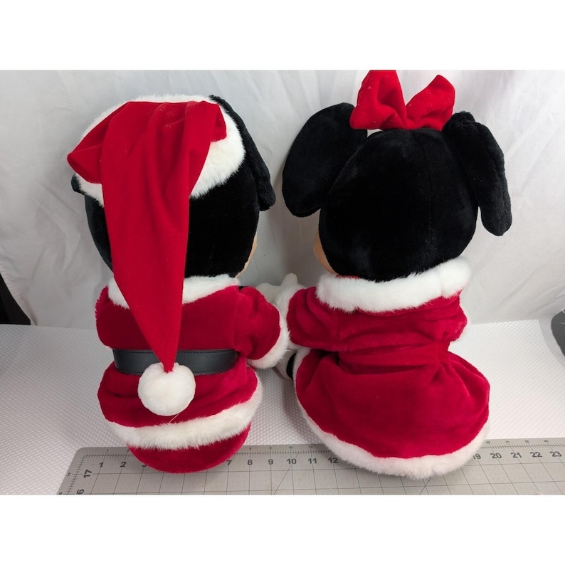 Lote de peluches de Mickey y Minnie Mouse de Disney para Navidad, de 58 cm (23 pulgadas) imagen 12