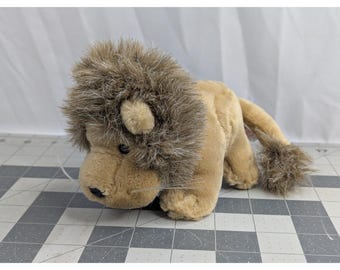 Dakin Brown Lion Plush 4.5 Inch 2005 Stuffed Animal Toy