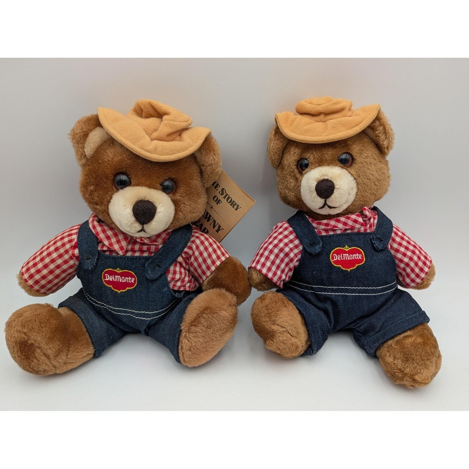 Vintage Stuffed Bears in Overalls - Etsy