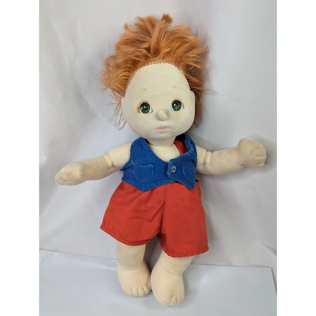 Mattel My Child Doll Red Hair Green Eyes 1985 15 Inch Needs Etsy