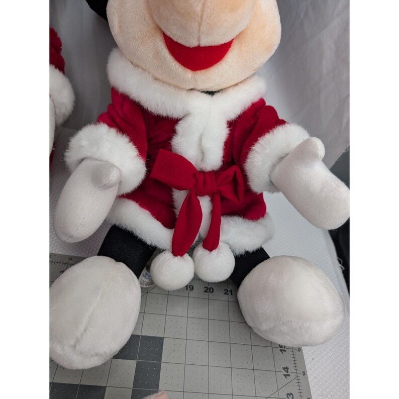 Lote de peluches de Mickey y Minnie Mouse de Disney para Navidad, de 58 cm (23 pulgadas) imagen 8