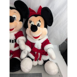 Lote de peluches de Mickey y Minnie Mouse de Disney para Navidad, de 58 cm (23 pulgadas) imagen 3