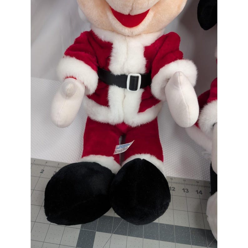 Lote de peluches de Mickey y Minnie Mouse de Disney para Navidad, de 58 cm (23 pulgadas) imagen 9