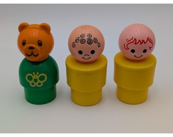 Figura de oso jumbo Little People de Fisher Price, 3,5 pulgadas, mucho más grande