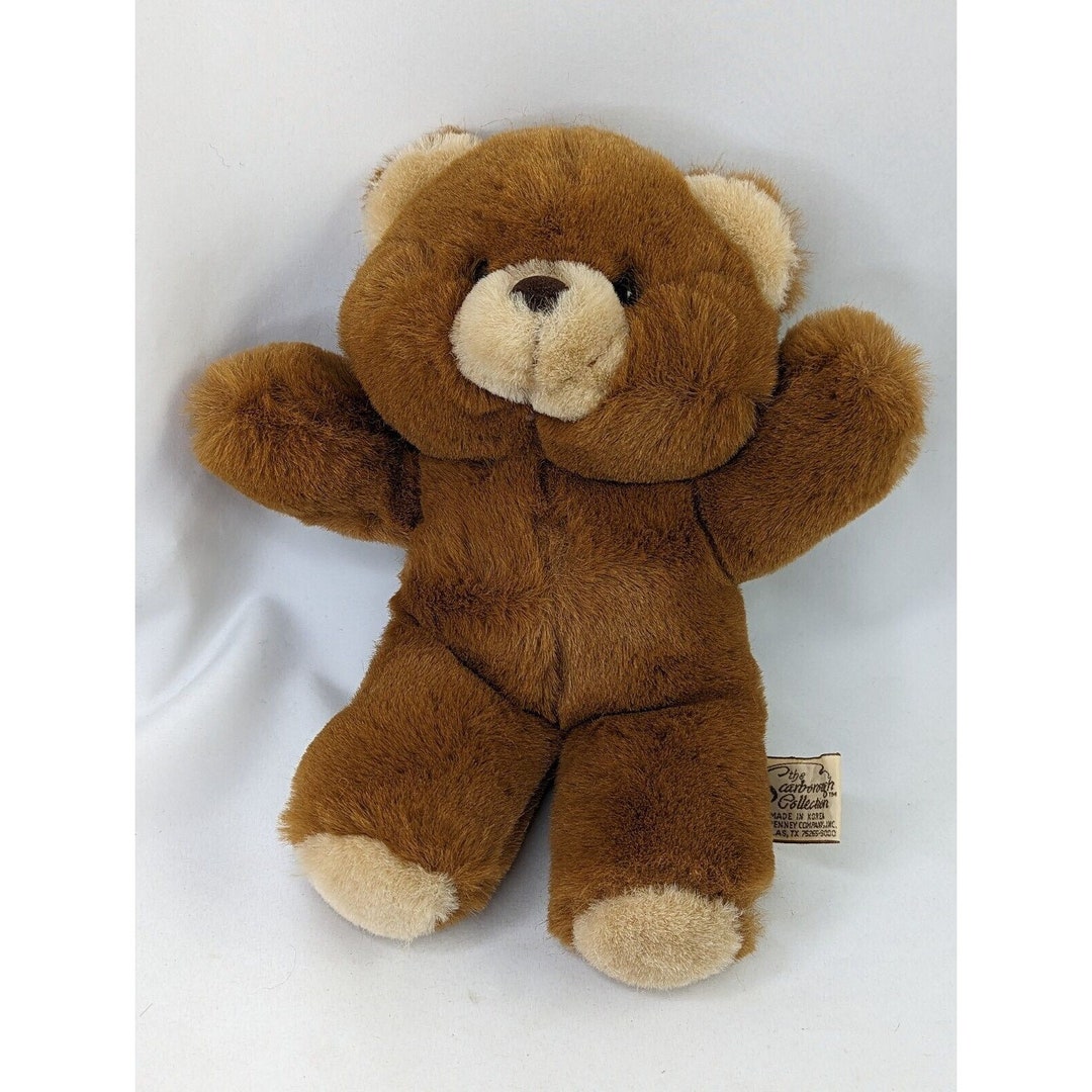 Scarborough Collection Brown Bear Plush 9 Inch Vintage Stuffed Etsy
