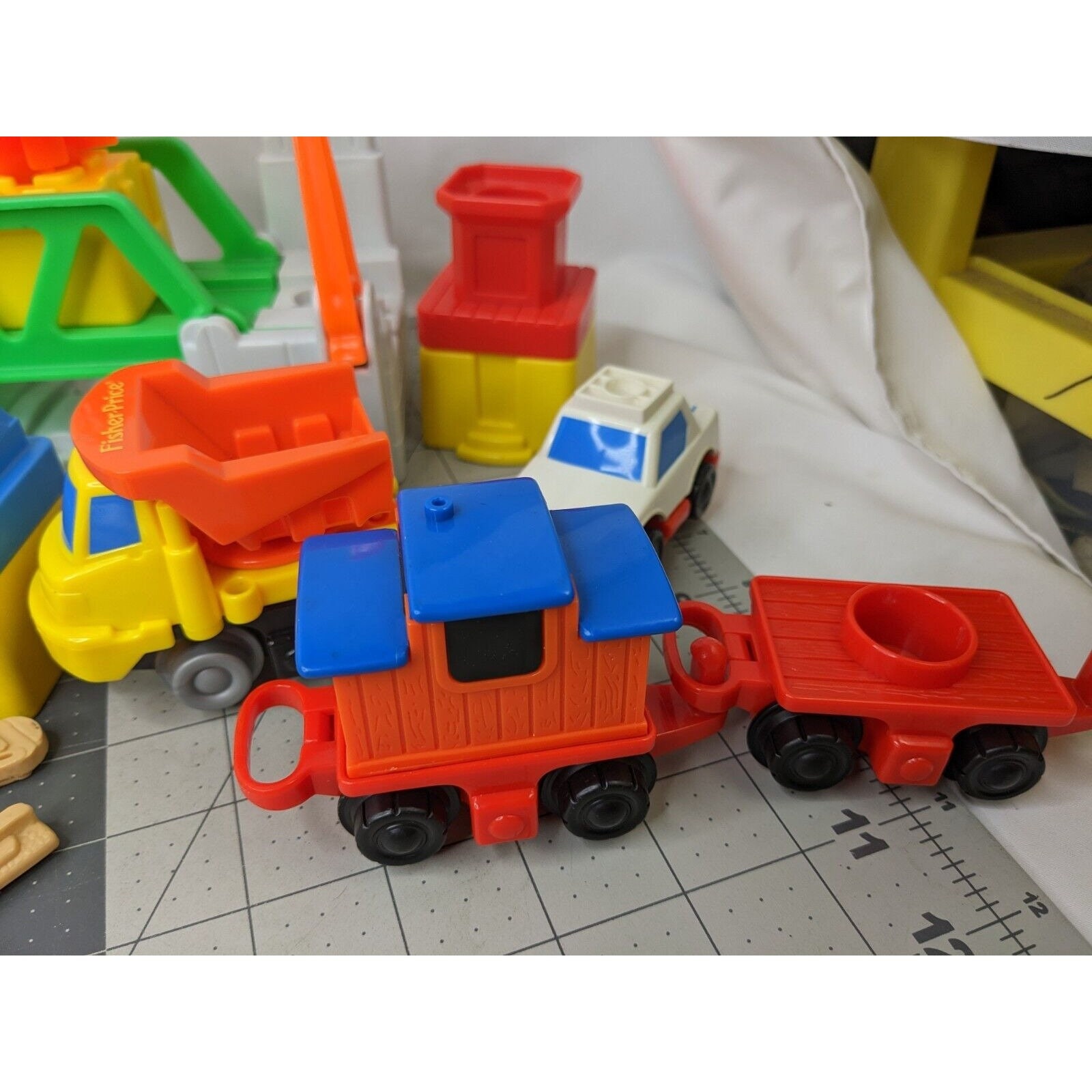 Fisher Price Flip Track Rail Road Play Set Lot Etsy