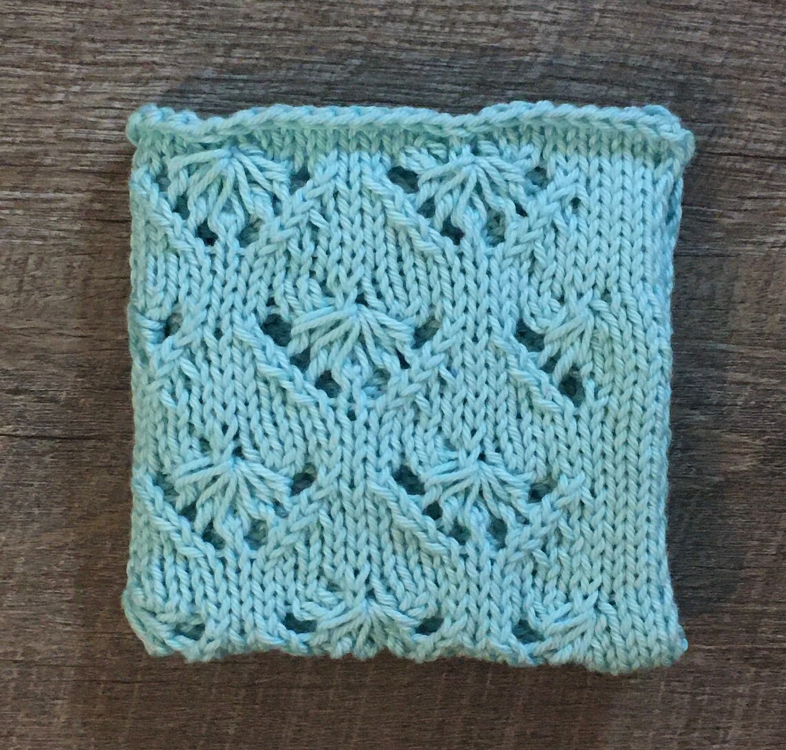 Knitted Square 6 Knitted Patchwork Blanket Square Knit Etsy