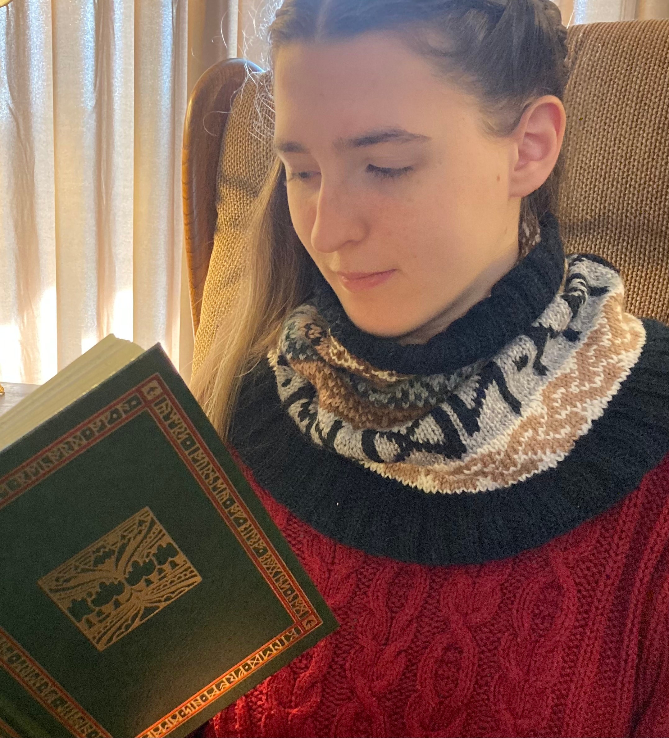 KNITTING PATTERN, Neck Warmer Knit Pattern, Lord of the Ring Fan