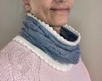 Cabled Country Comfort Cowl Knitting Pattern