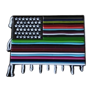 Sarape Flag Pin