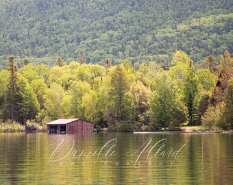 The Boat house in Upper Michigan,  Single Use, Digital Photograph Art Download, Photography