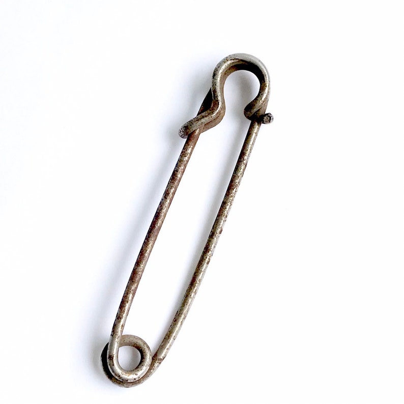 Antique Safety Pin / Laundry Pin / Vintage Safety Pin Etsy