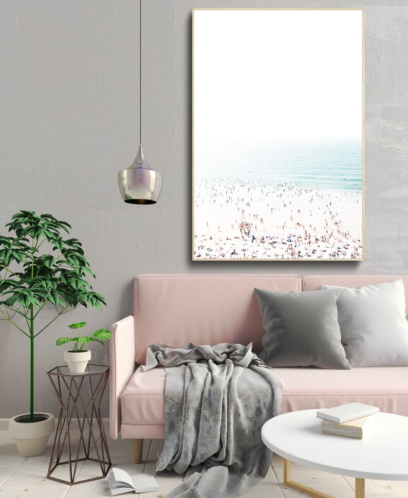 Aerial Beach Photography Beach Art Print Nautical Poster Etsy