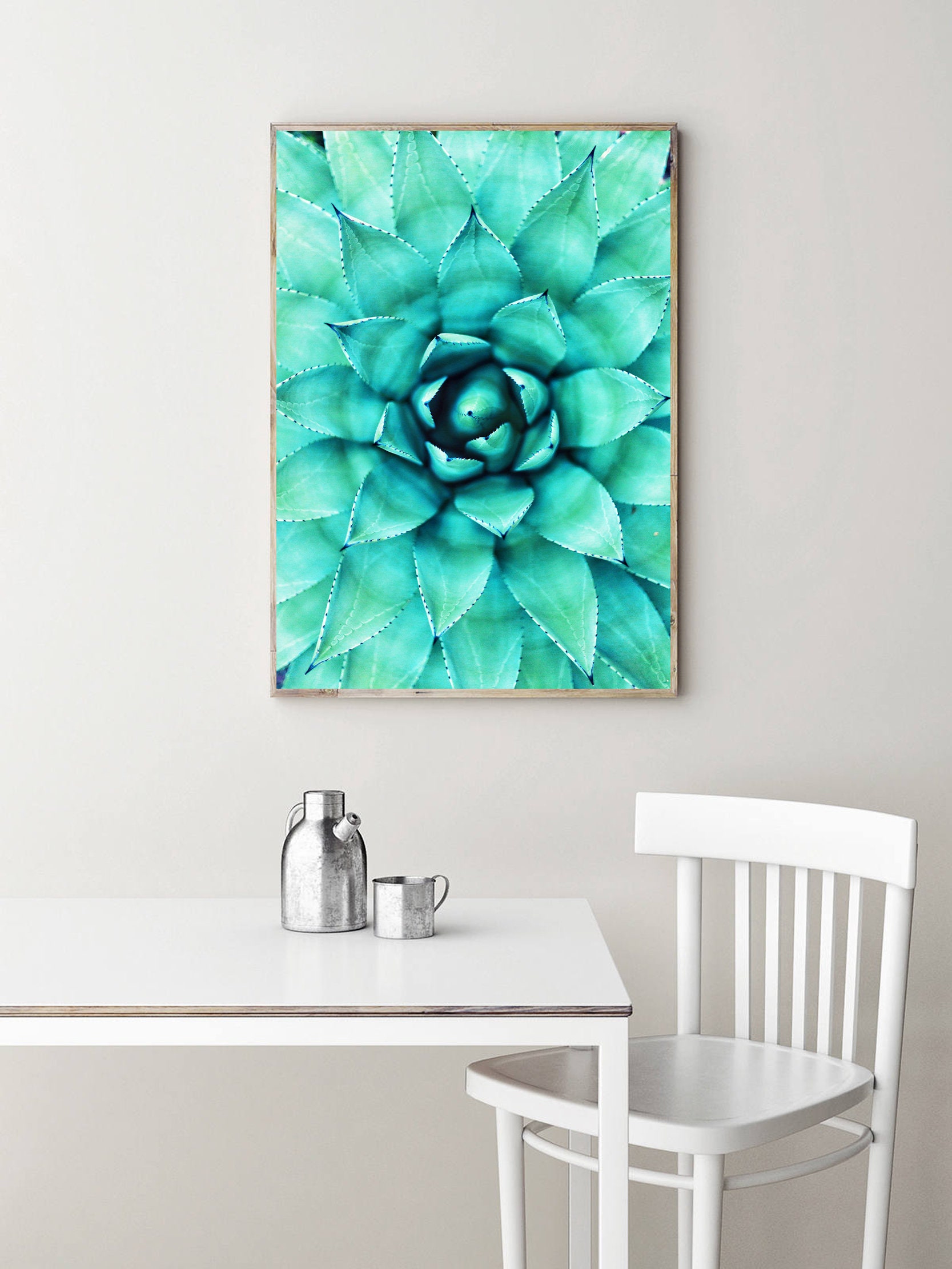 Cactus Printsucculent Printcactus Wall Decorbotanical Etsy Canada