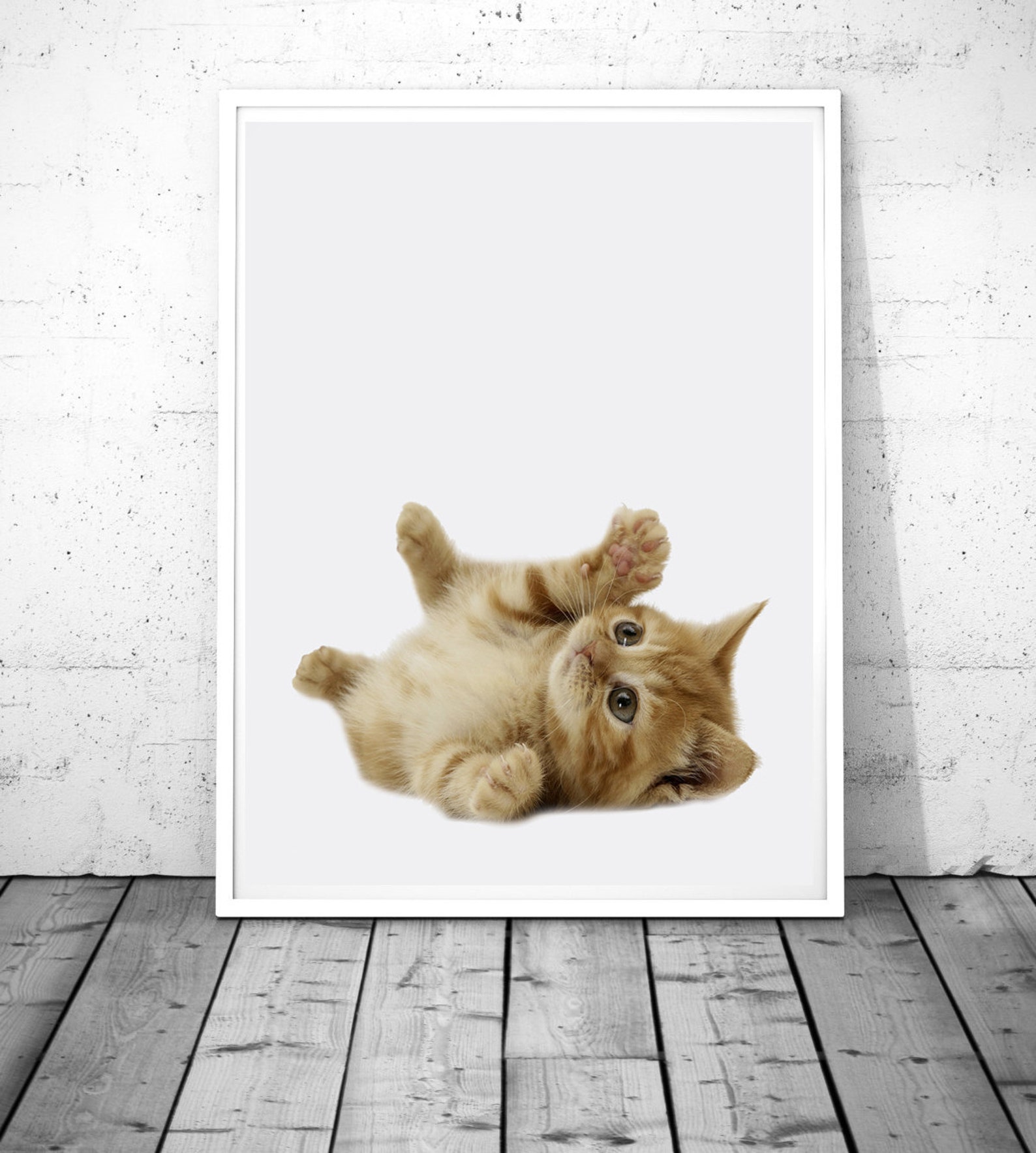 Set of 4 Cat Prints Nursery Wall Art Kitties Printable Art Etsy Canada