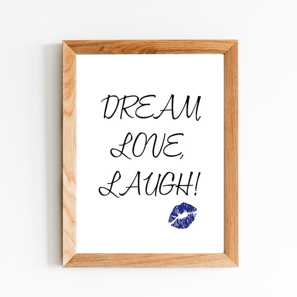 Laugh Love Dream - Etsy