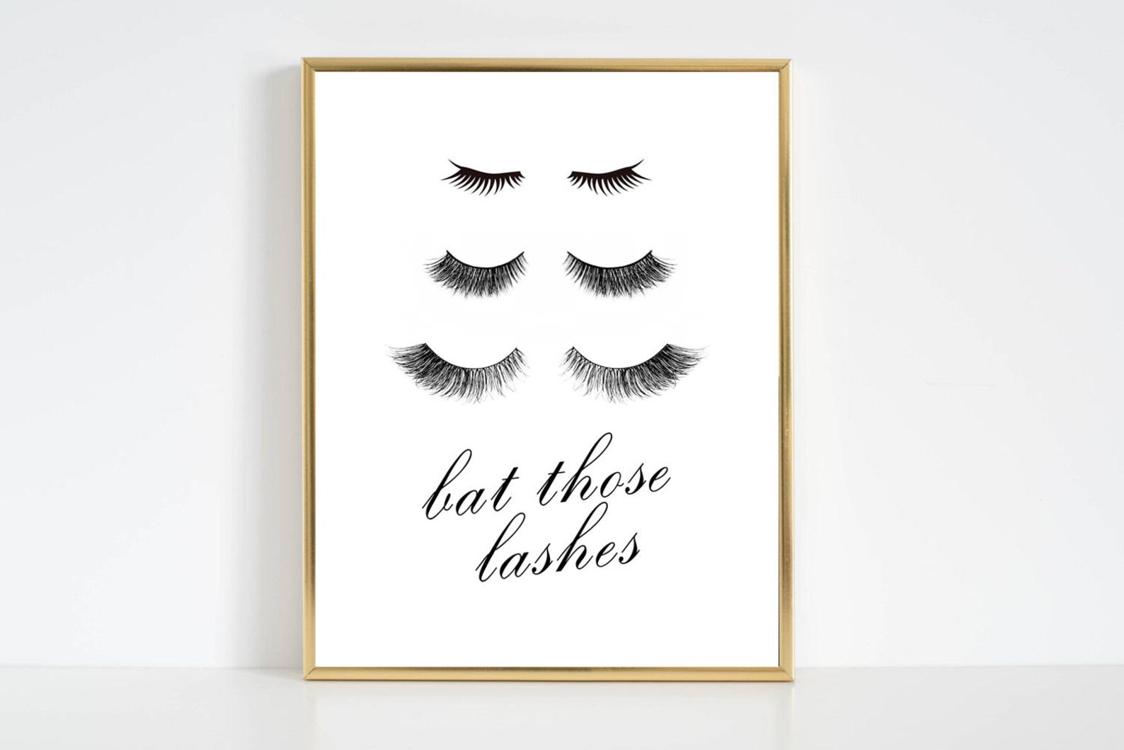 Eyelashes Print Lashes Printable Art Fashion Poster but - Etsy Canada