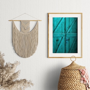 Door Photography, Door print, Teal Door wall art, Turquoise Door download, Rustic wooden Door Home Decor, Door digital print, Door Fine Art
