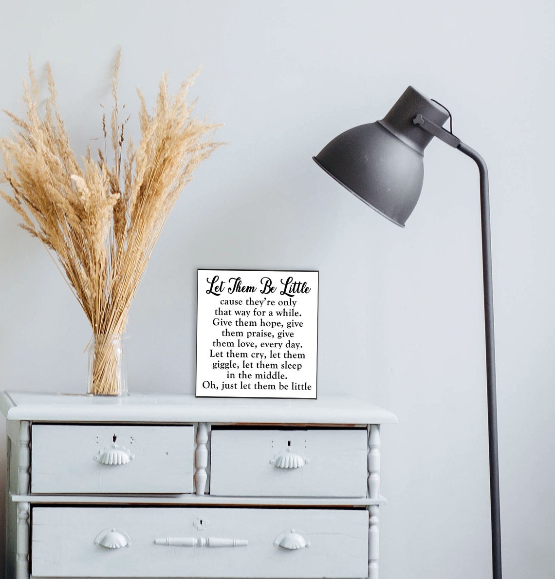 Quote Print Nursery Wall Art Printable Typography Square - Etsy